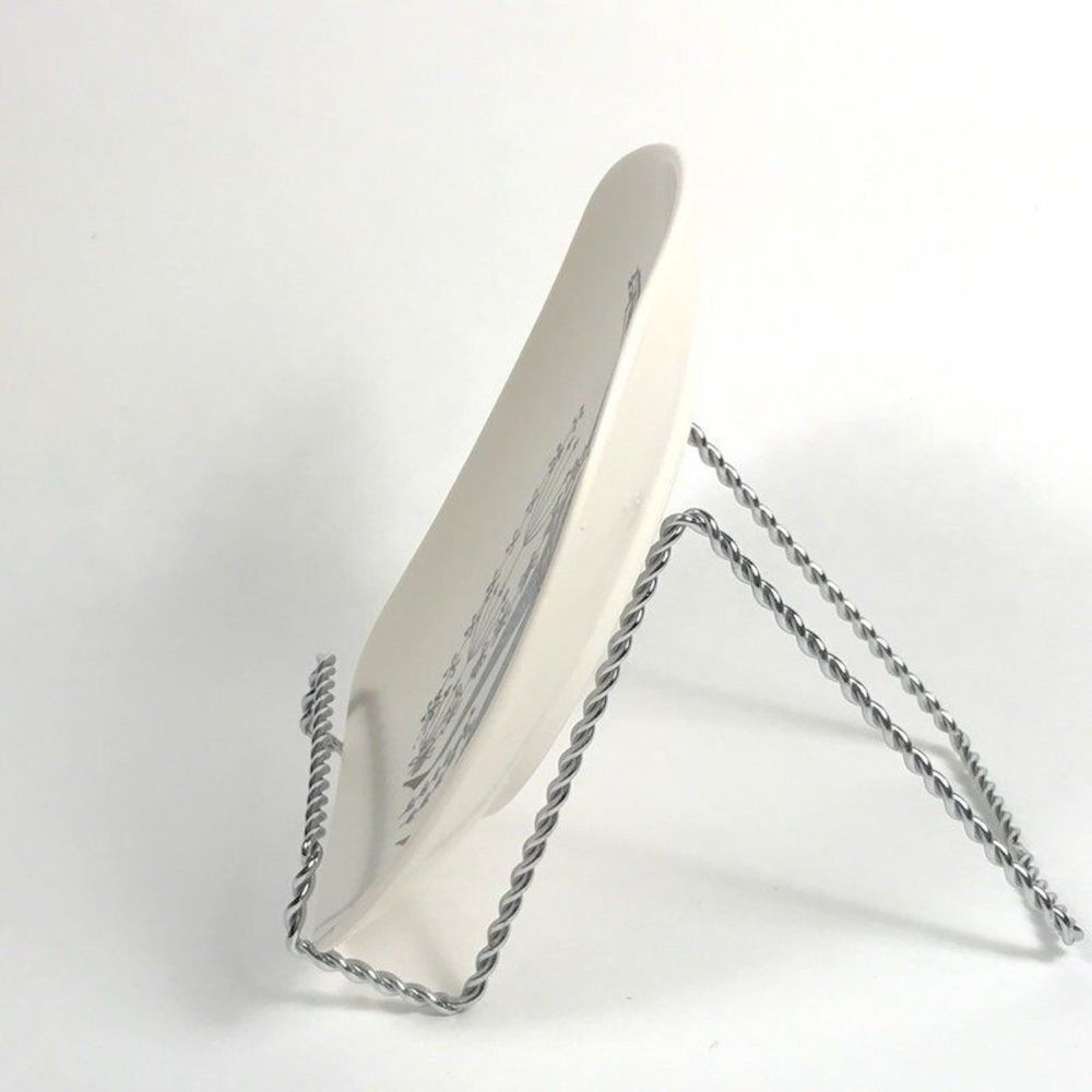 Stavangerflint Danish modern Man with the Mandolin Hand painted Plate, retro MCM - Picture 8 of 9